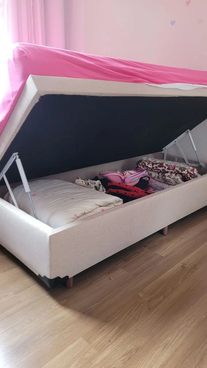 Cama Solteiro Box Baú 
