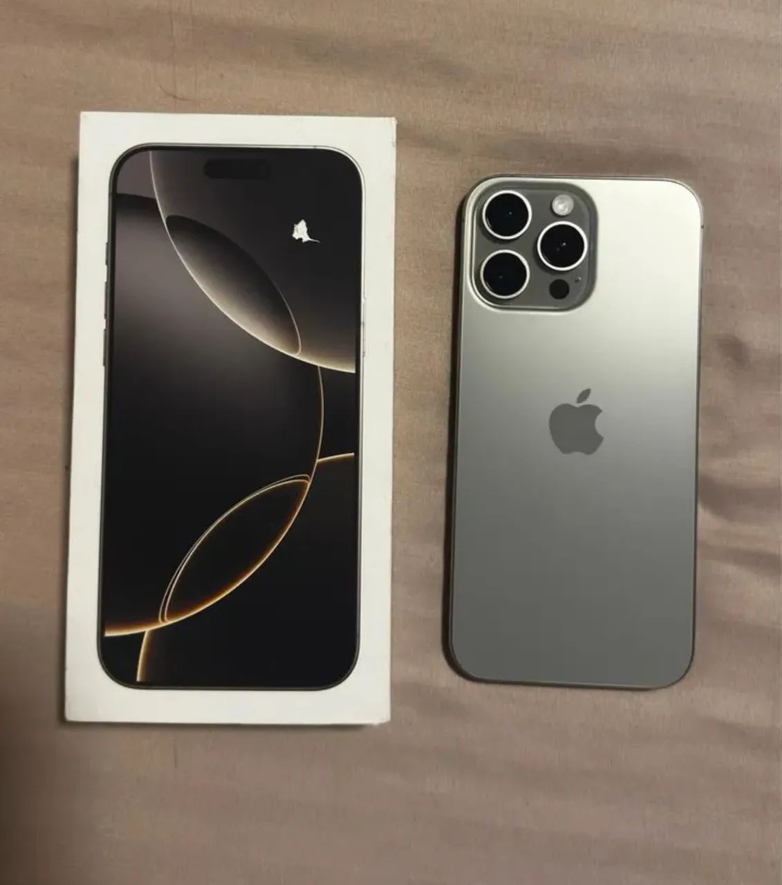 iPhone 16 pro Max 256 na caixa bateria 90% - Celulares e