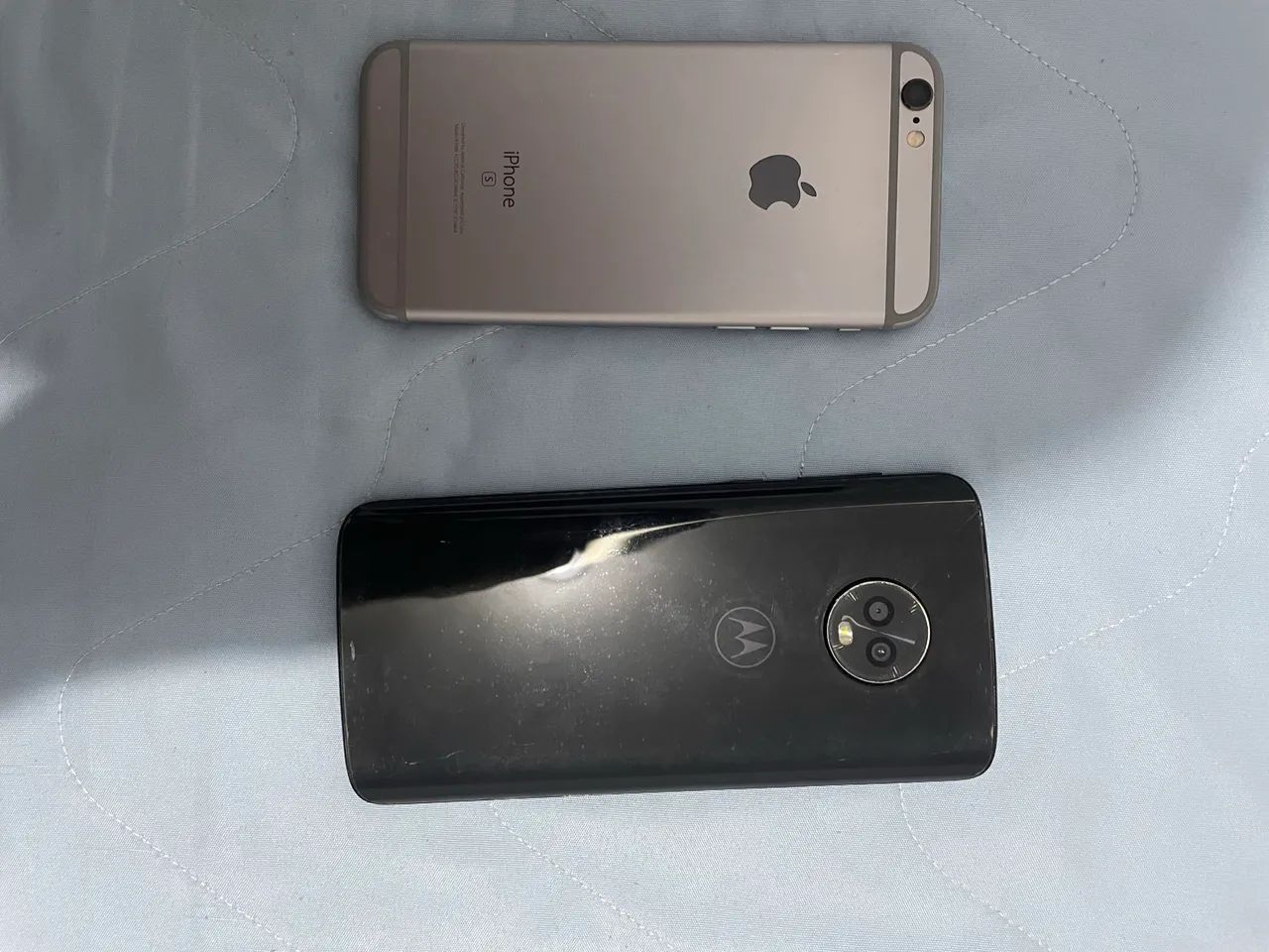Vendo ou troco iPhone 6S e Moto G6 plus  - Foto 2