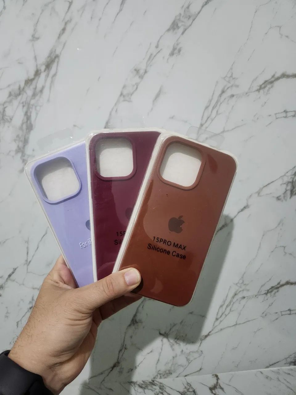 Capinha de silicone para iPhone 