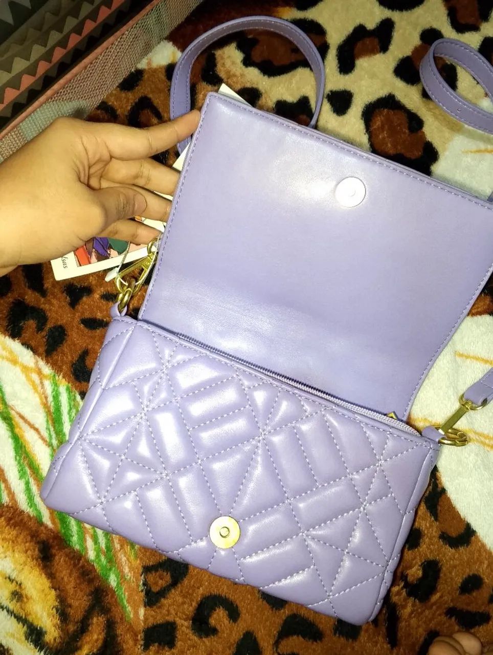 Bolsa lilás nova  - Foto 4