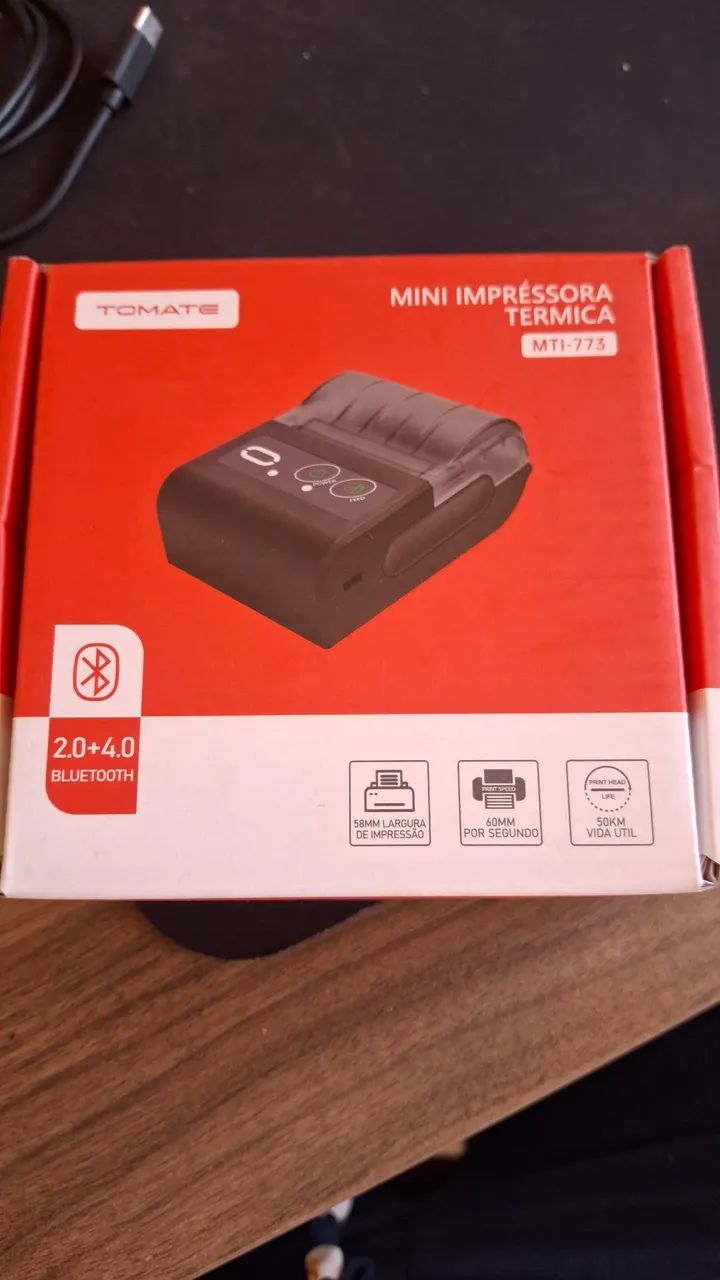 Mini impressora termica MTI-773 Tomate