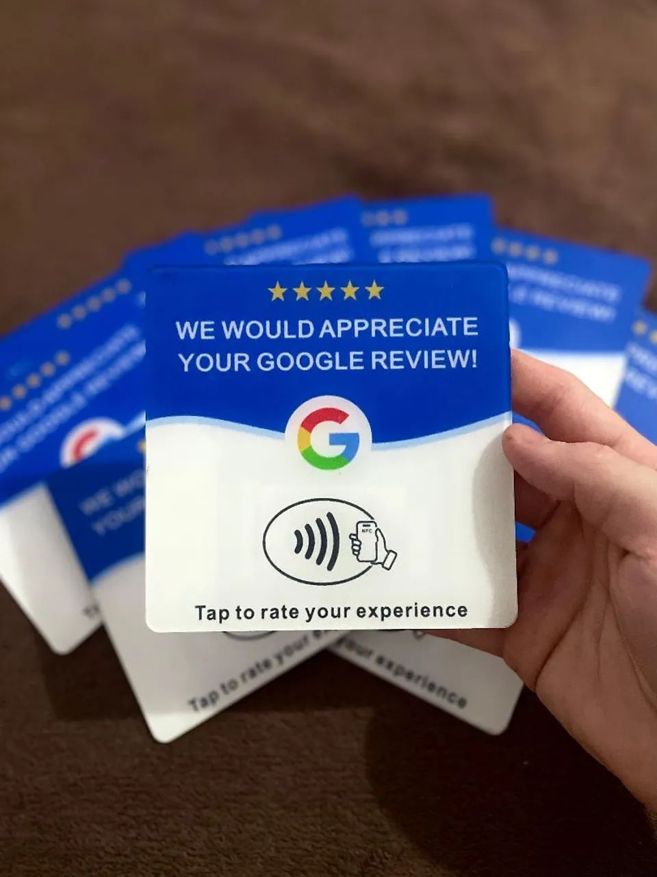 Placa NFC google avaliação ?