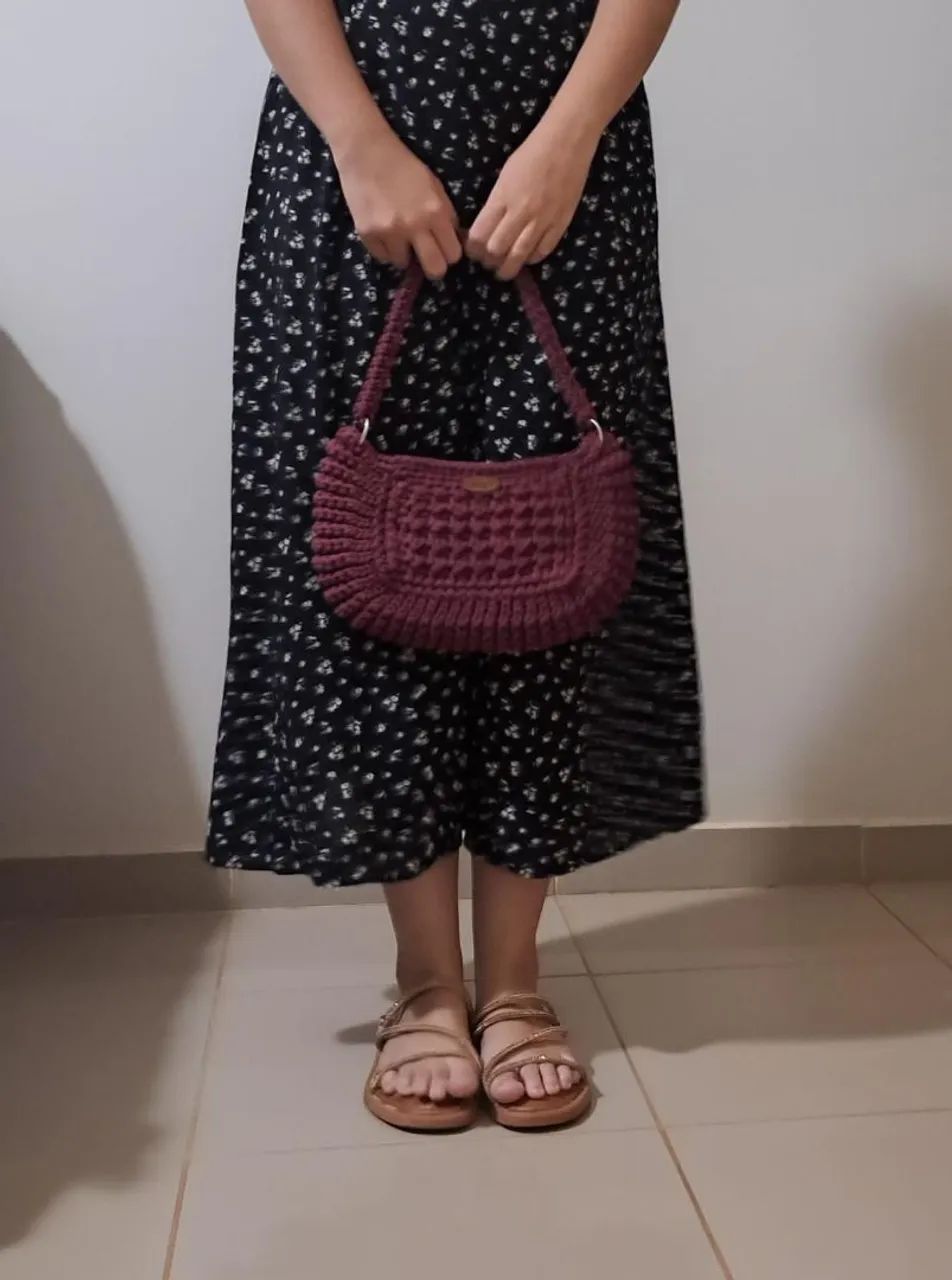 Bolsa feminina crochê  - Foto 2