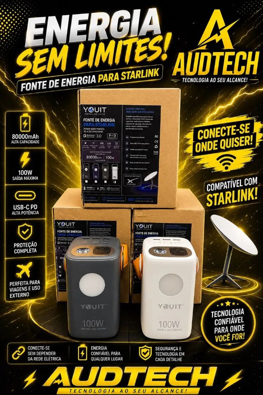 Power bank starlink 80000 amp