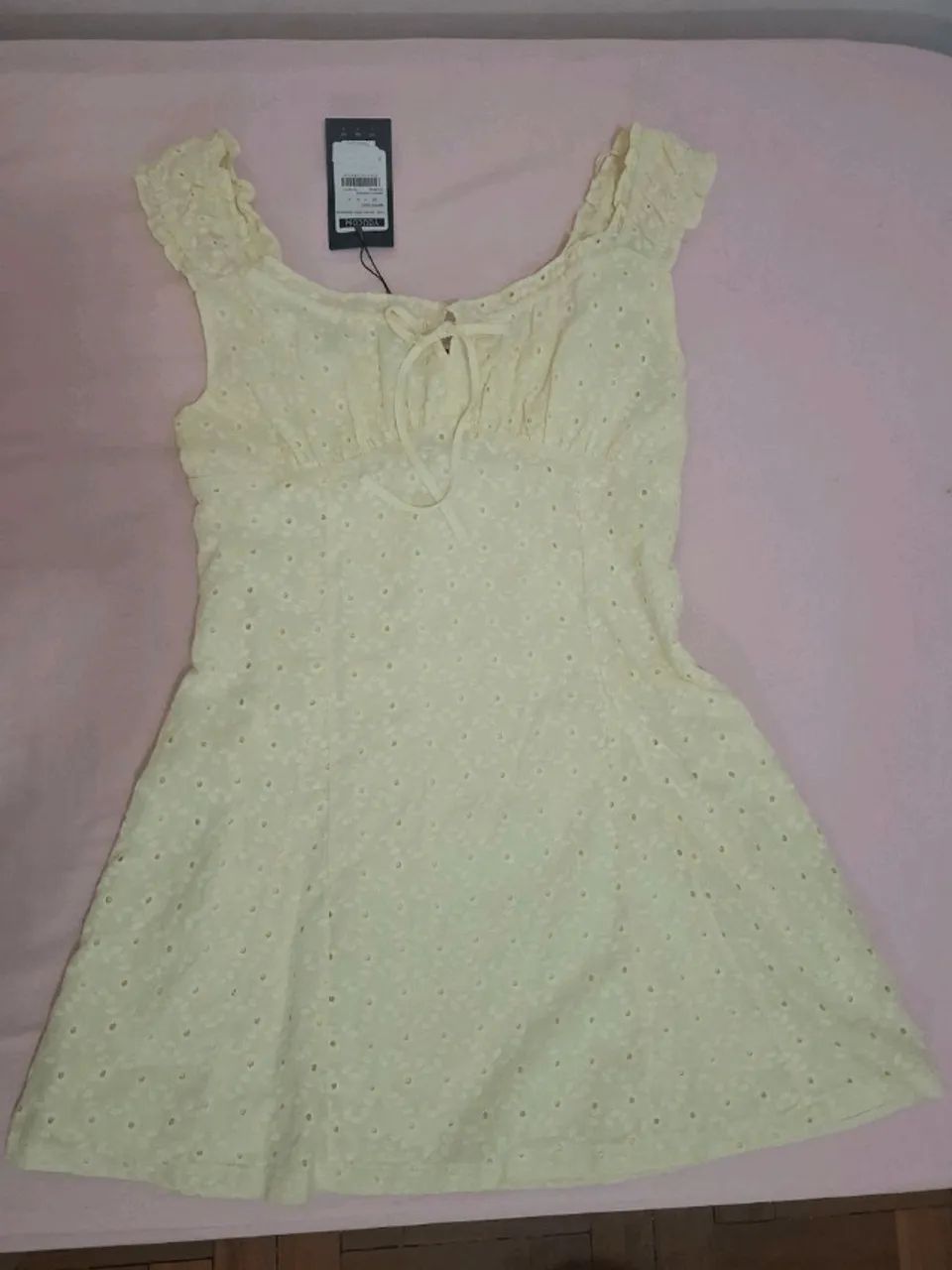 vestido youcom curto amarelo pp
