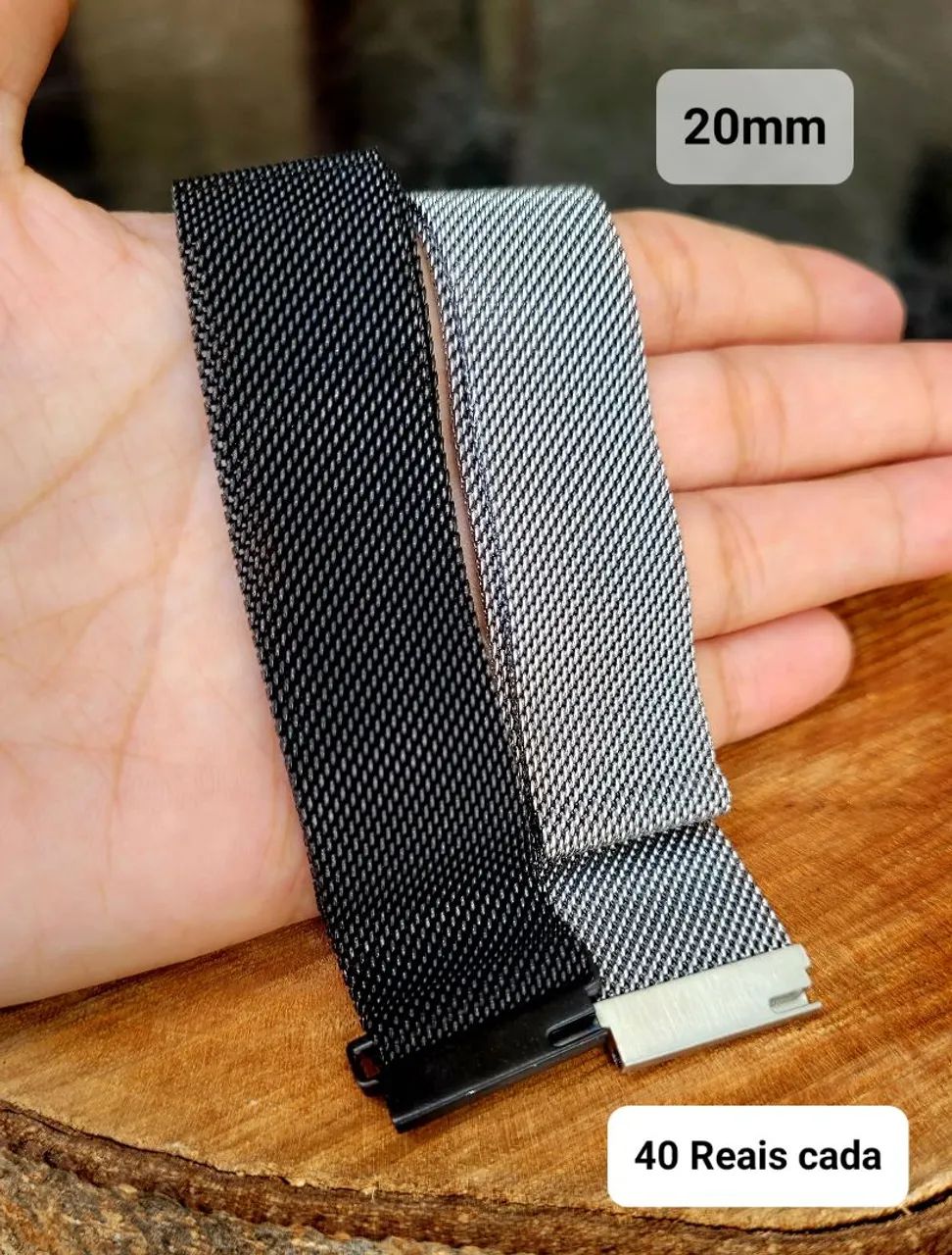 Pulseiras 20mm Amazfit Bip GTR Bip U pro Gts 2 mini, Galaxy Watch - Foto 4