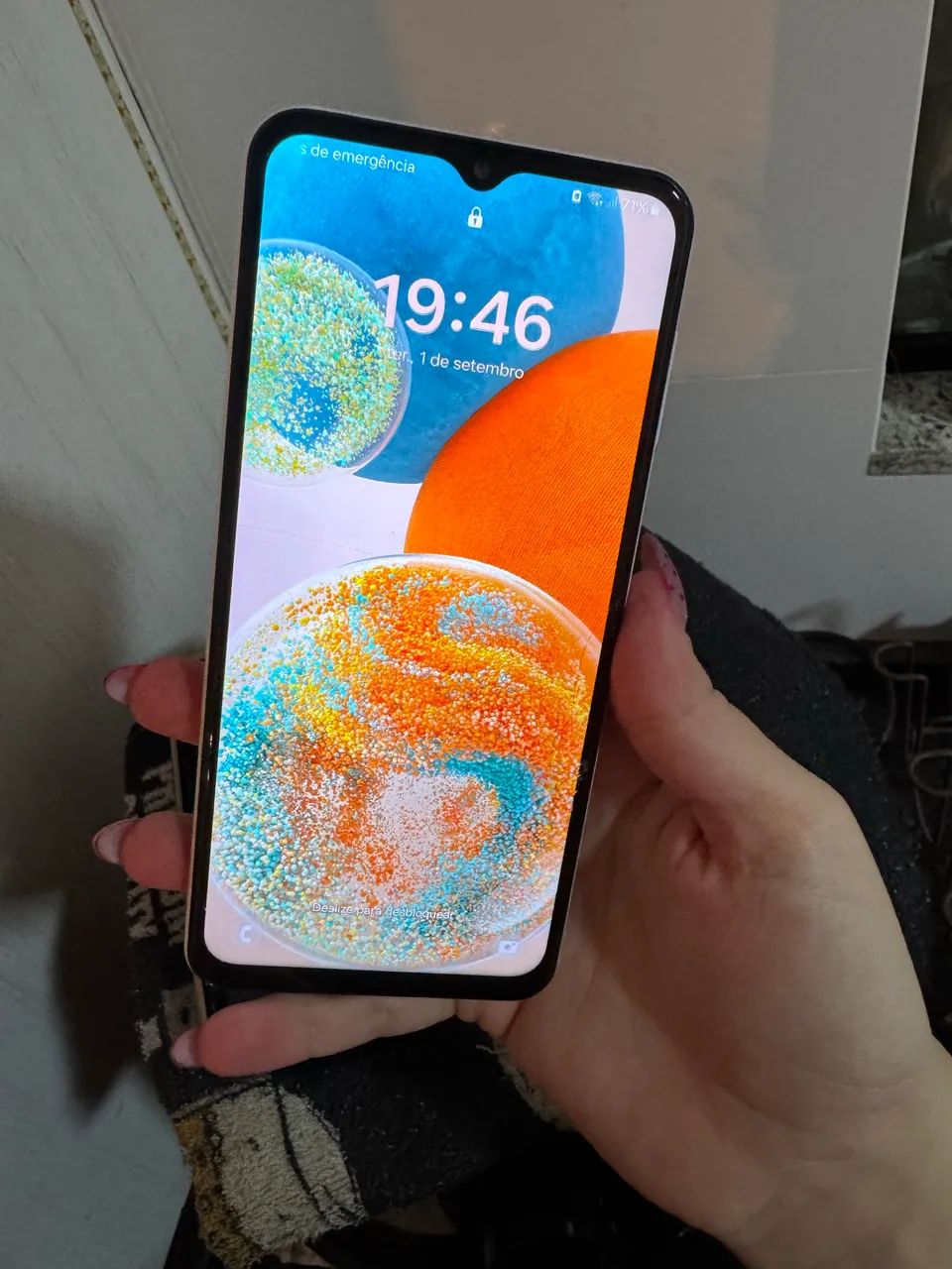 Celular A23 Samsung branco usado - Foto 3