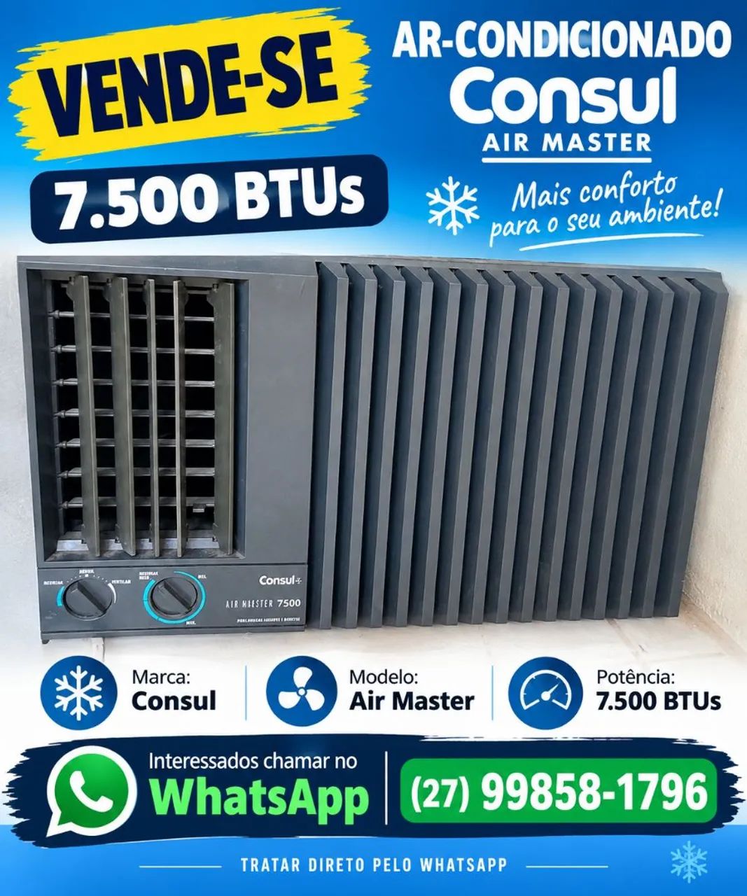Ar condicionado parede 