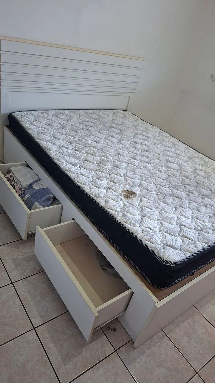 Cama casal com colchão incluso  - Foto 3