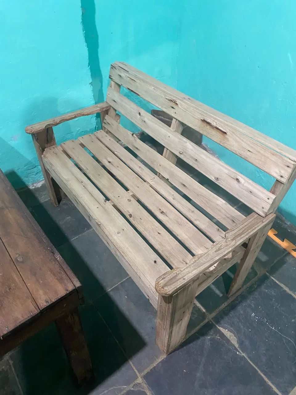 Mesa e bancos de Palet  - Foto 5