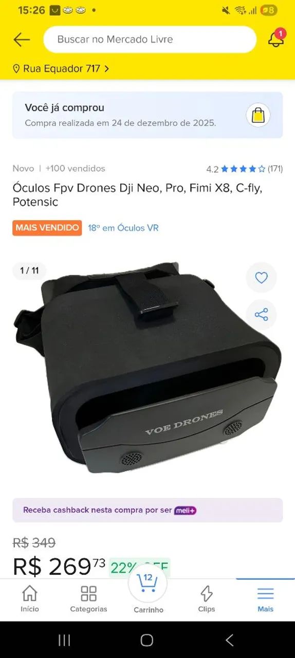 Oculos fpv 