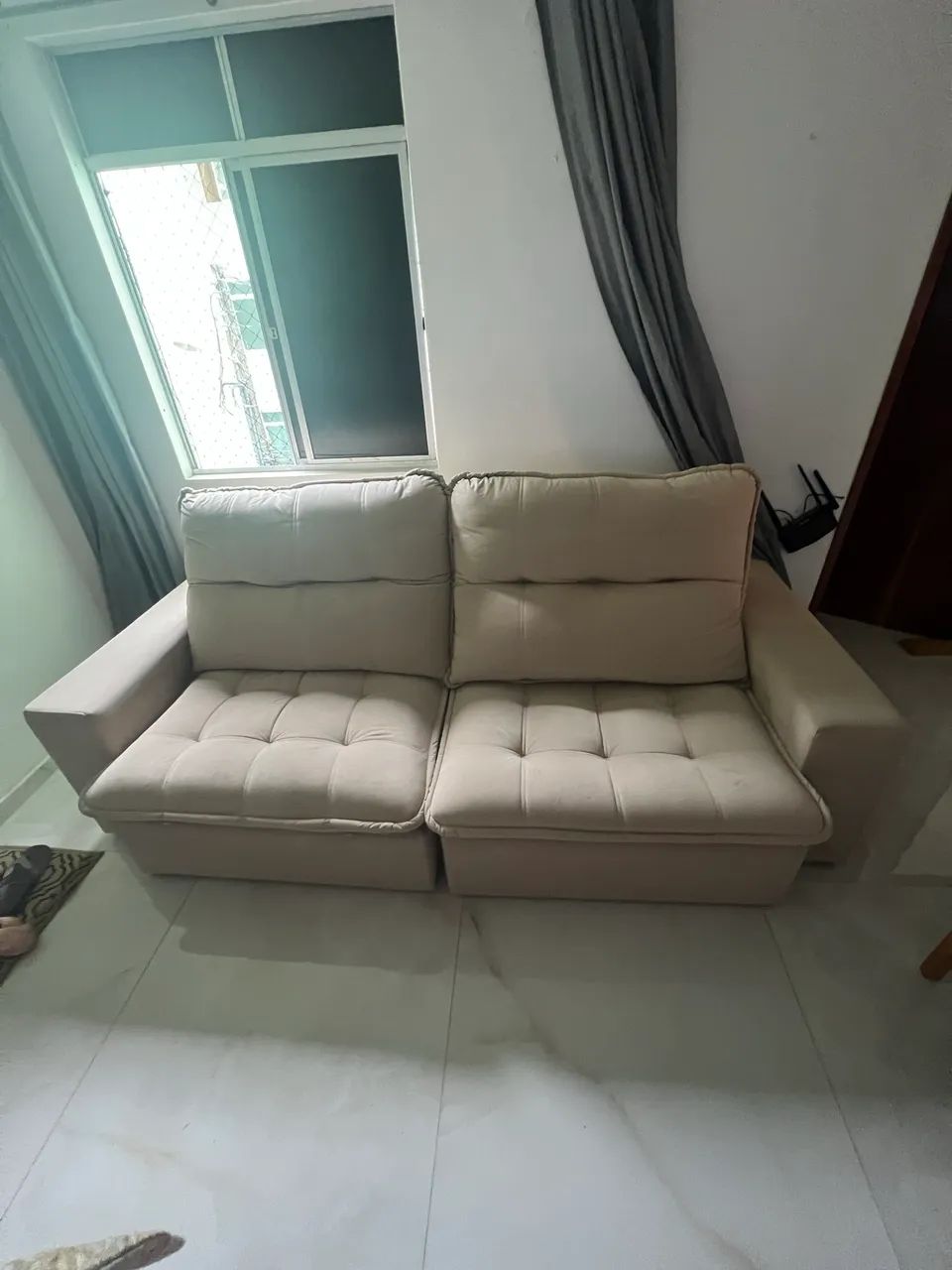 Sofá retrátil 2,50M ótima marca impermeabilizado  - Foto 5