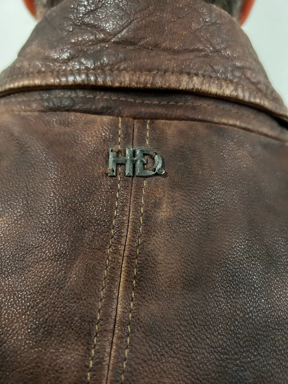 Jaqueta Couro Vintage Harley Davidson - Foto 5