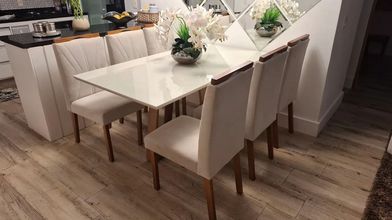 Mesa com 6 cadeiras - Foto 2