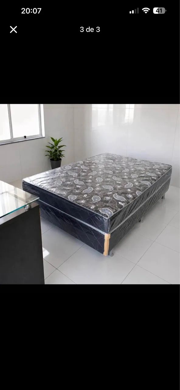 Cama box de casal novas  - Foto 2