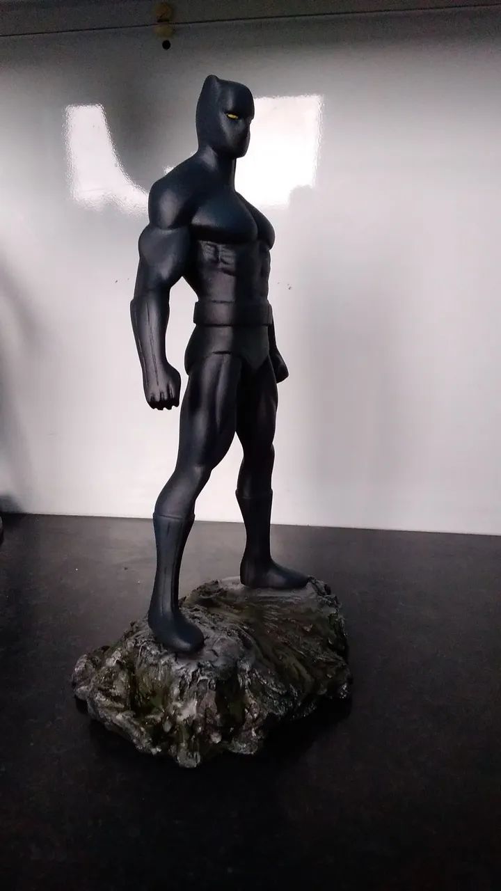 Black panther clássico Hq 32cm 1/6 - Foto 5