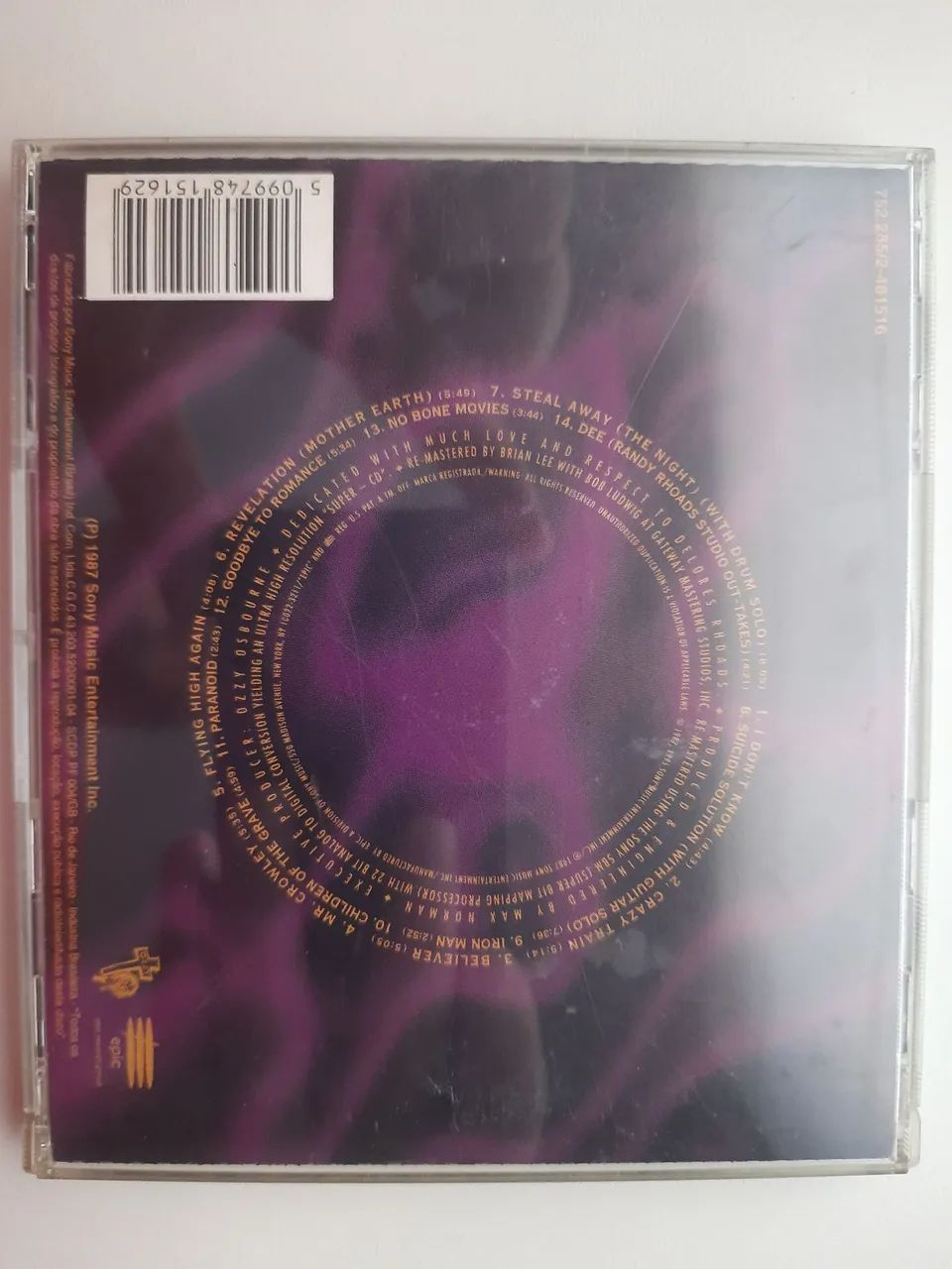 CD Ozzy Osbourne - Randy Roads Tribute - Foto 2
