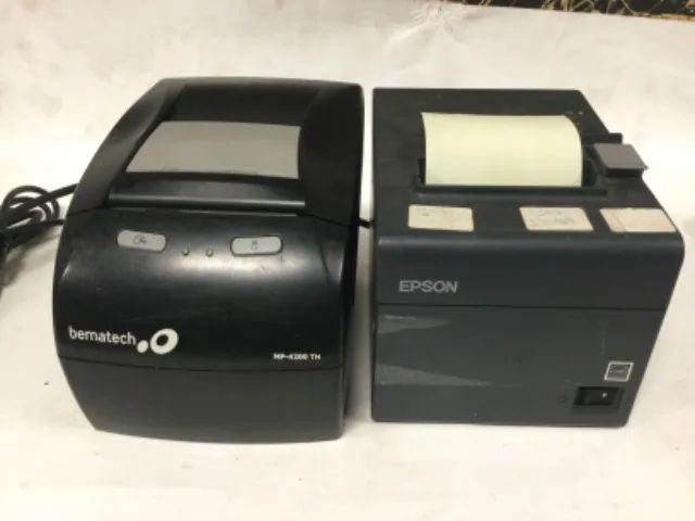 Lote 2 impressoras térmicas bematech mp4200th epson m249a - Foto 2