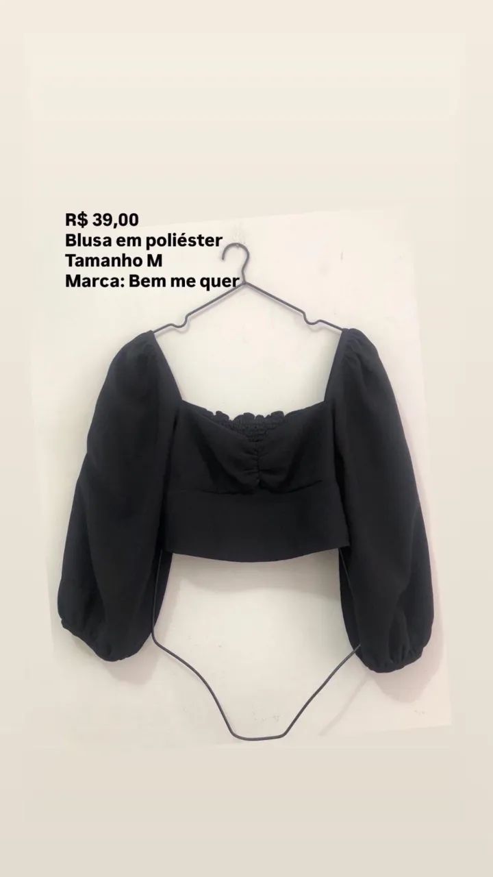 Cropped tamanho M Bem me quer - Foto 3