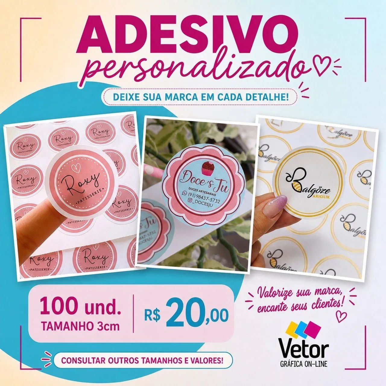 Adesivo personalizado 
