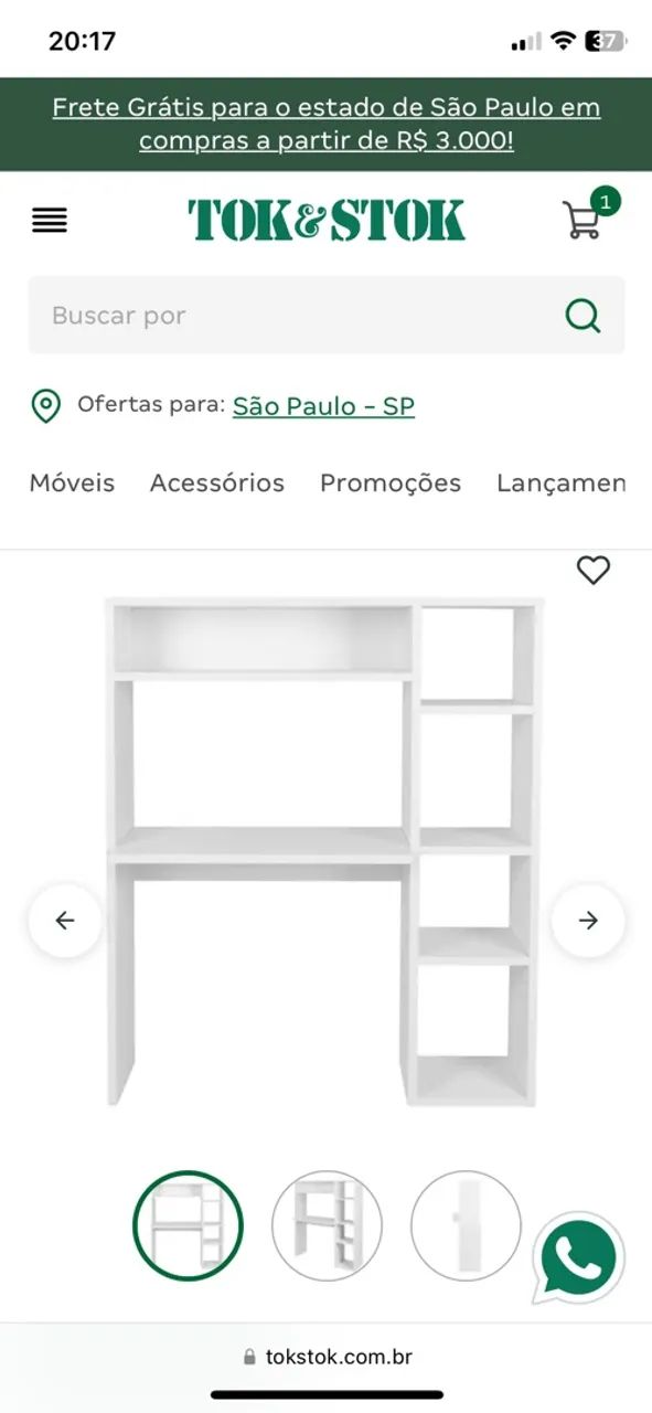 Escrivaninha Tok Stok