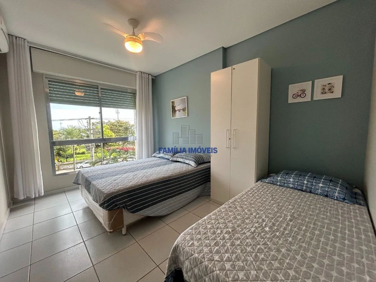 Apartamento 1 quarto mobiliado vista mar Aparecida Santos - Foto 7