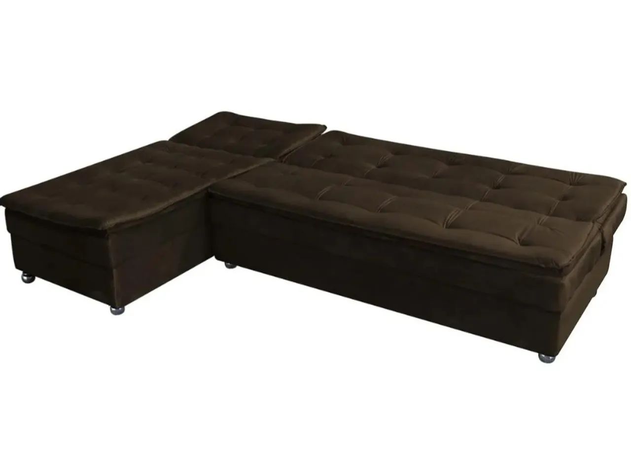Sofá Cama Reclinavel 3 lugares  - Foto 2