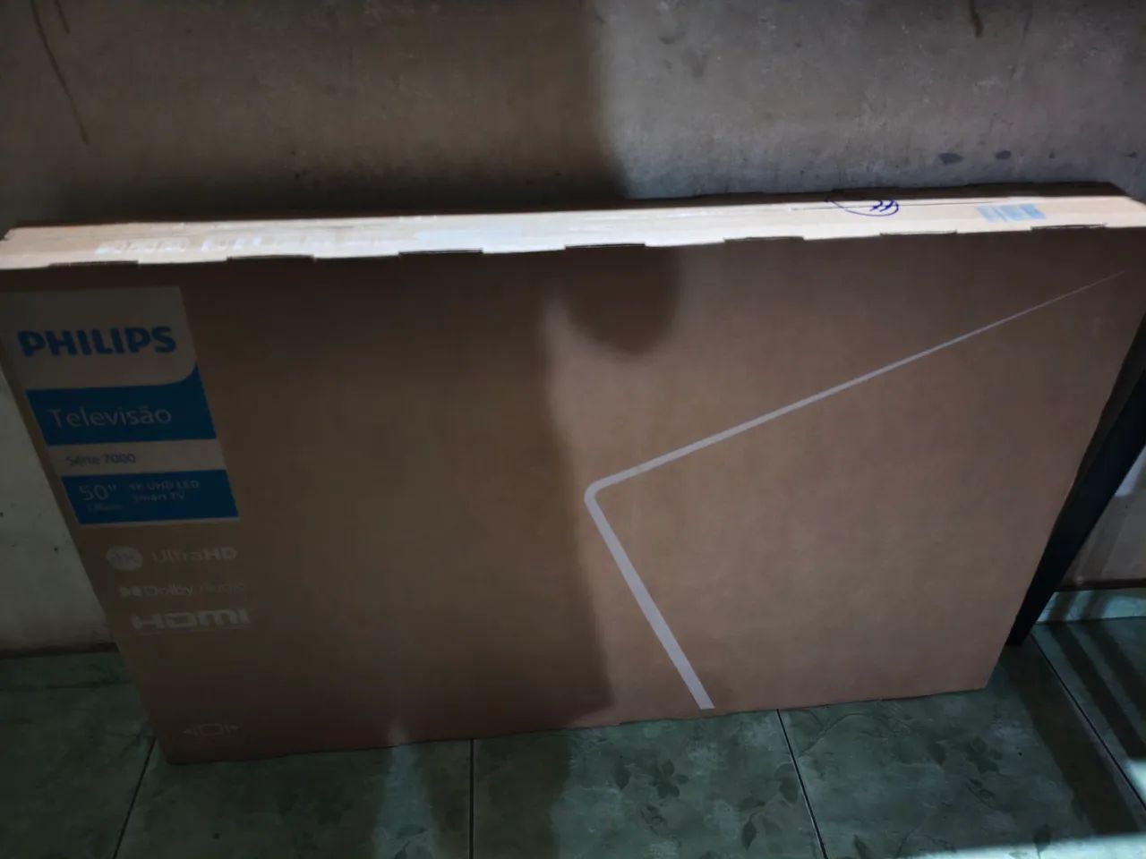 Smart Tv 50 Philips 4k Google tv nova lacrada  - Foto 4