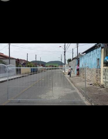 Portão de correr zincado
