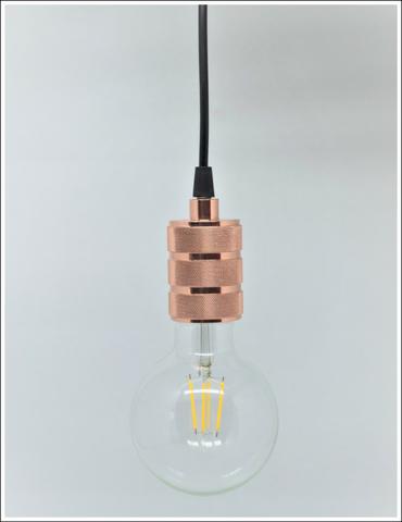 Pendente Soquete Cobre