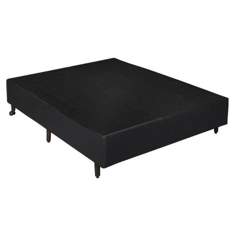 Cama box base casal/ viúva/ solteirão em courino