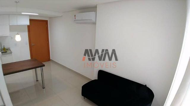 Apartamento de um quarto semi mobiliado - Foto 13