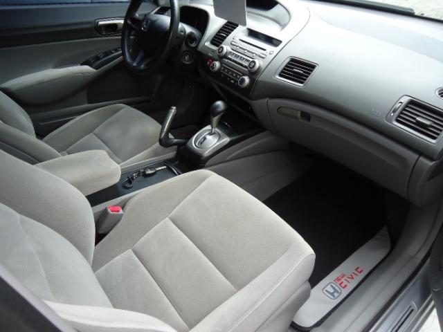 Honda civic lxs 1.8 flex 4p ano 2008 prata - Foto 10