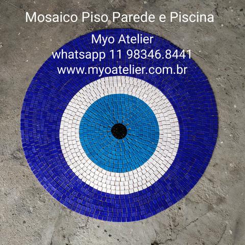 Olho grego mosaico para piso parede piscina