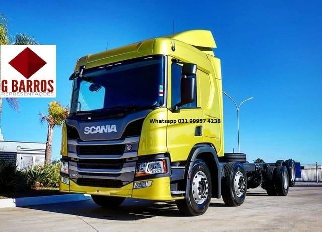 SCANIA P320 8X2 AUT CABINE LEITO COMPLETO CHASSIS 2021