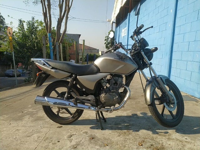 VENDO HONDA TITAN 150 ESI 2008 CINZA