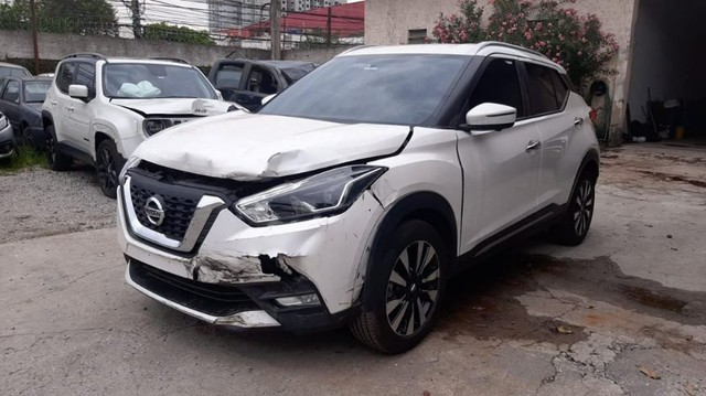 Kicks 1.6 Flex AUT 2020 Parachoque Farol Motor Porta Airbag Capo Lanterna Sucata - Foto 4