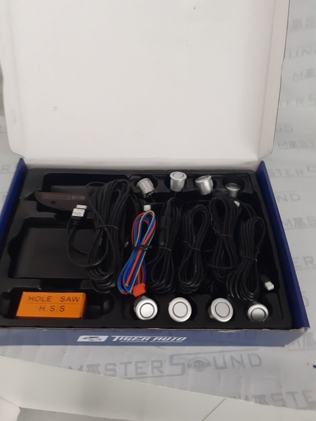 Kit sensor de estacionamento c/ 8 pontos: 4 diant. e 4 tras. Garantia. Novo. Inst. - Foto 4