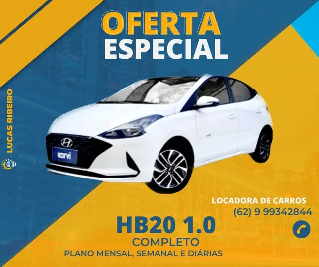 ALUGUEL DE CARROS - HB20 e FORD KA