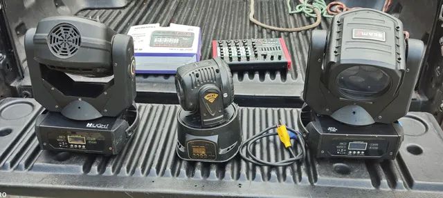 02 Moving Led Super Beam 100w 4 X 25w - Foto 3