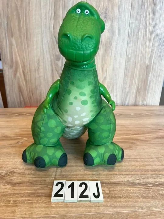 Fisher Price Disney Pixar Toy Story 3 Rex , faz sons qdo vc aperta a barriga