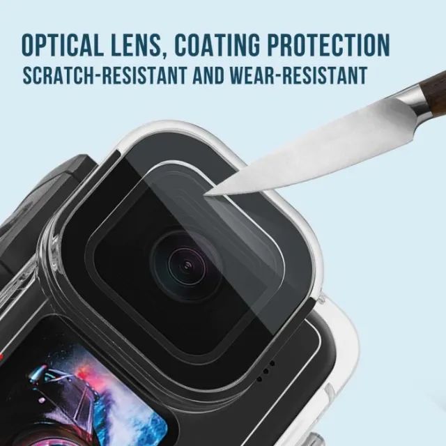 Caixa Estanque Protetora Para Gopro Hero 9 E 10 Shoot 60m - COD 1148 - Foto 5
