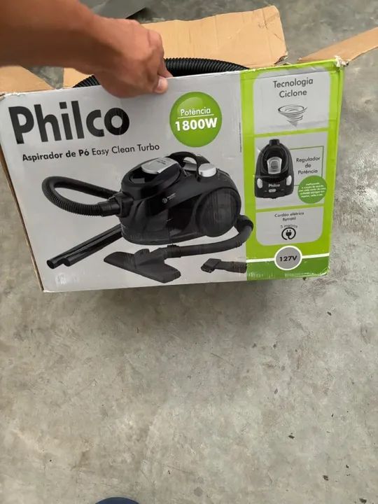 Aspirador de pó Easy Clean Turbo 127V - Oportunidade.