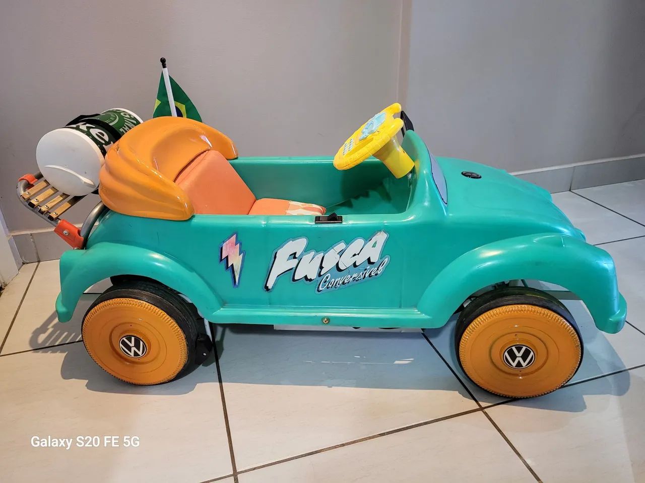 Carro Elétrico Infantil Fusca/New Beetle  - Foto 2