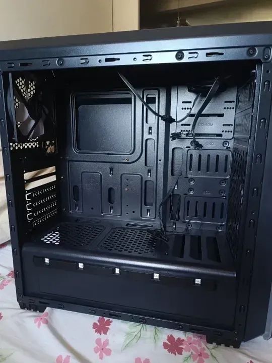 Gabinete Gamer Nox Hummer ATX/MATX RGB + 2 FANS - Foto 4