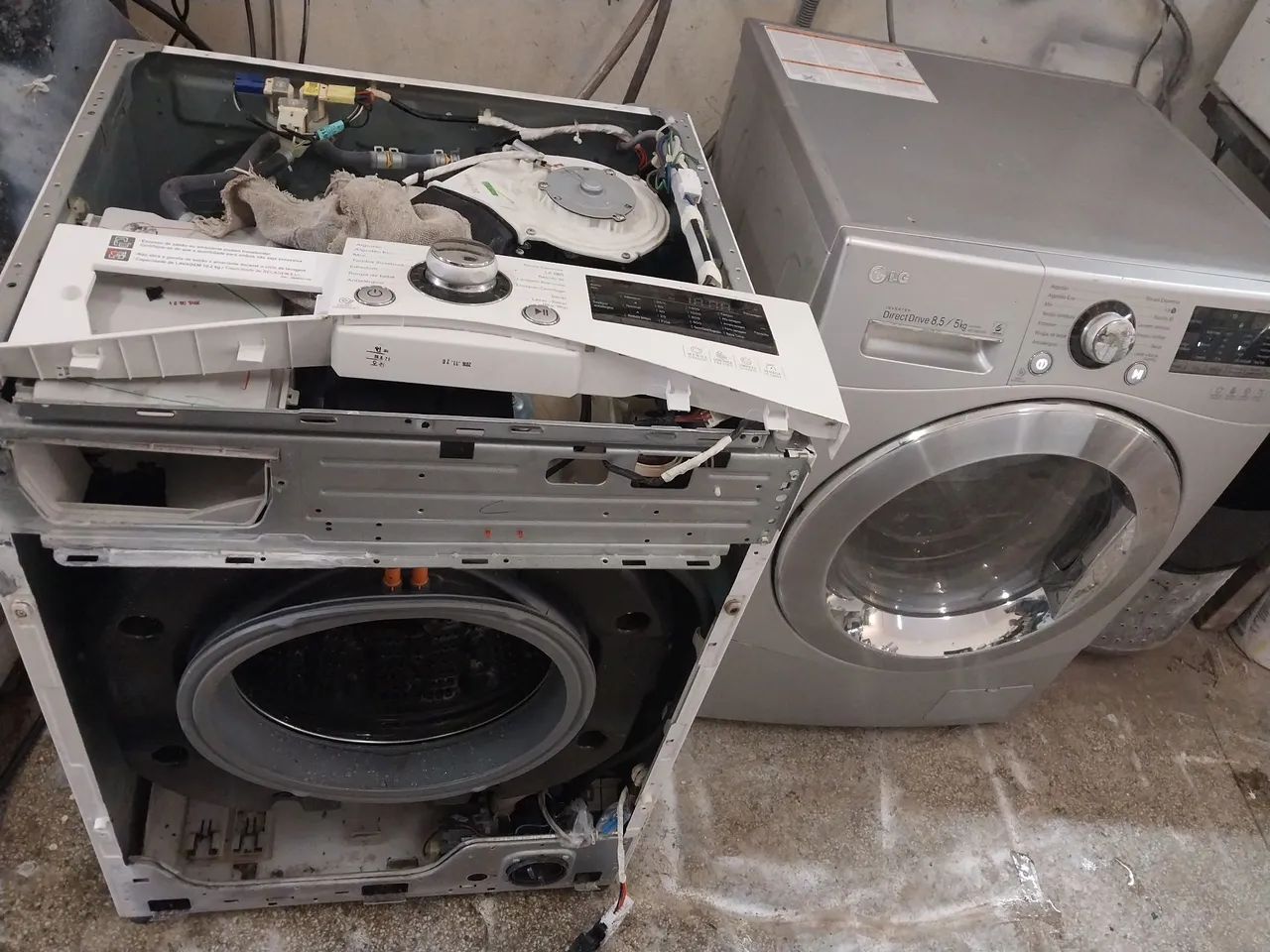 Máquina lava e seca com defeito * watsap agende sua visita 