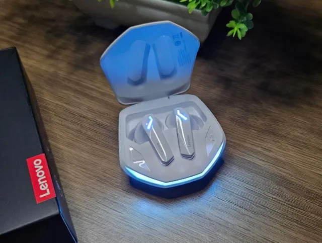 Fone de ouvido sem fio Lenovo GM2 pro Lacrado na Caixa, para iPhone e Android 