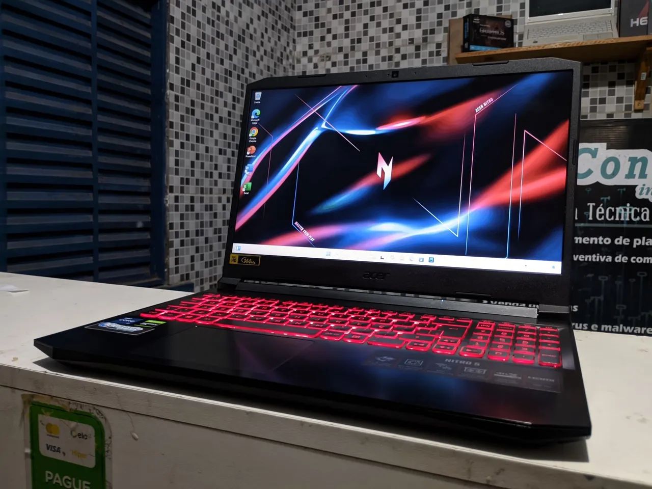 Notebook Gamer Acer Nitro 5 Core i7 11° Ger DDR4 (A pronta entrega) - Foto 4