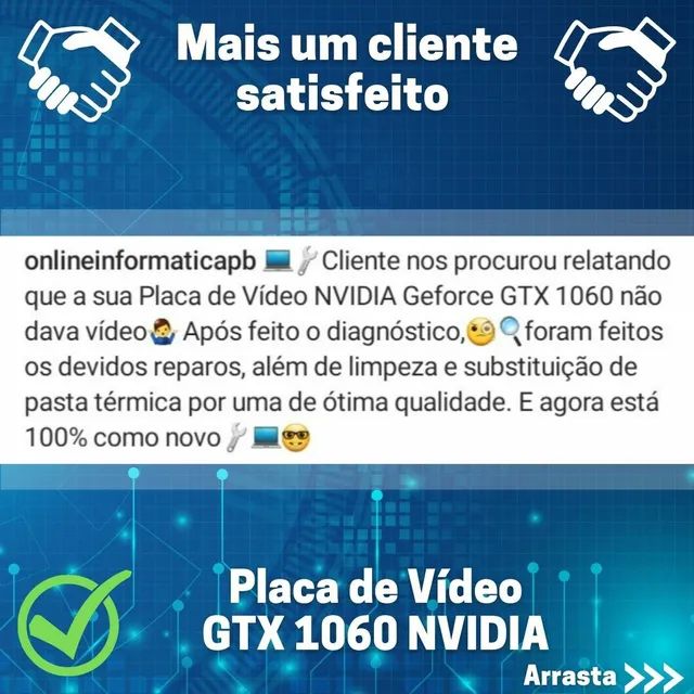 Conserto de Placa de Vídeo em João Pessoa - PB  - Foto 2